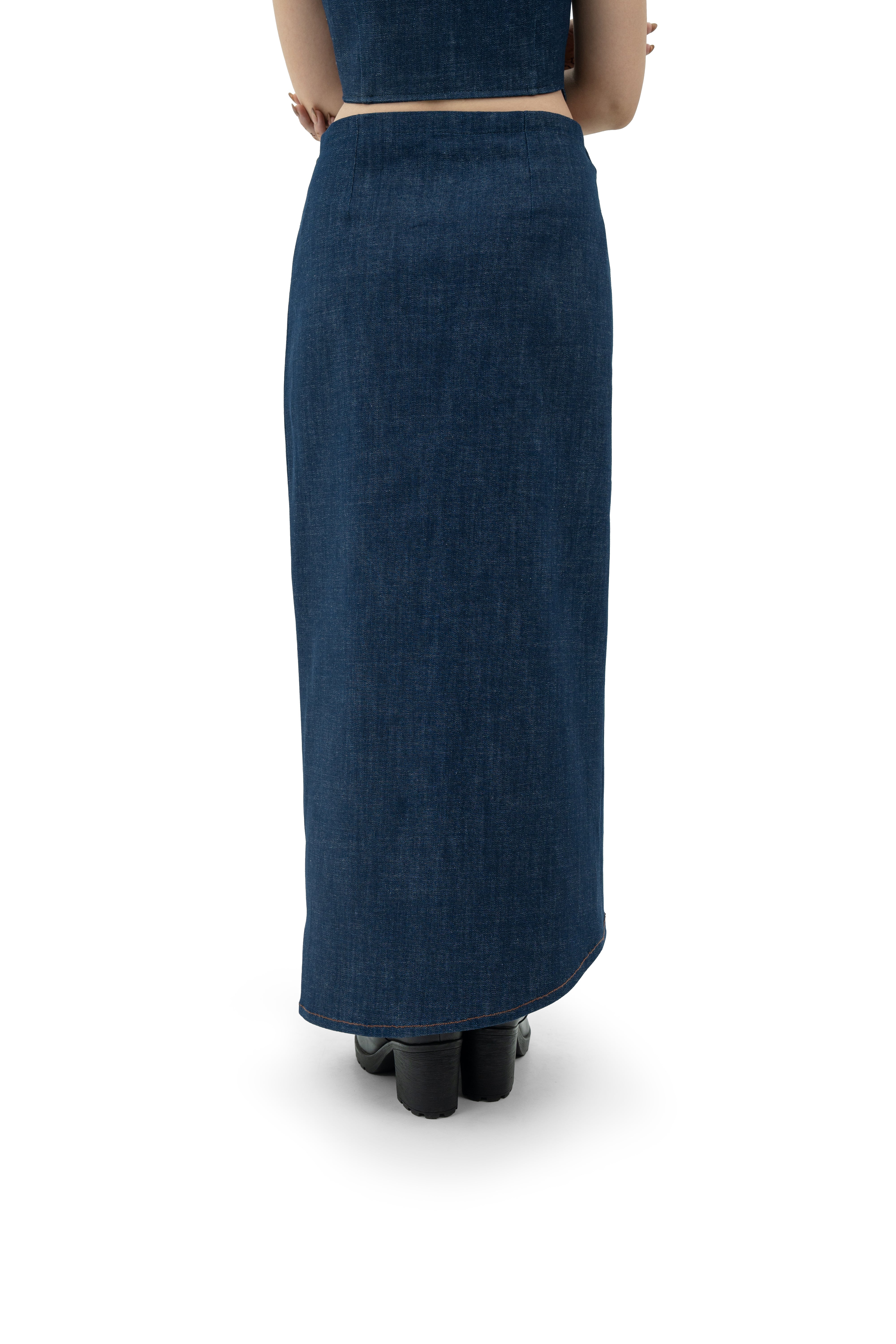 WrapAround Denim Skirt