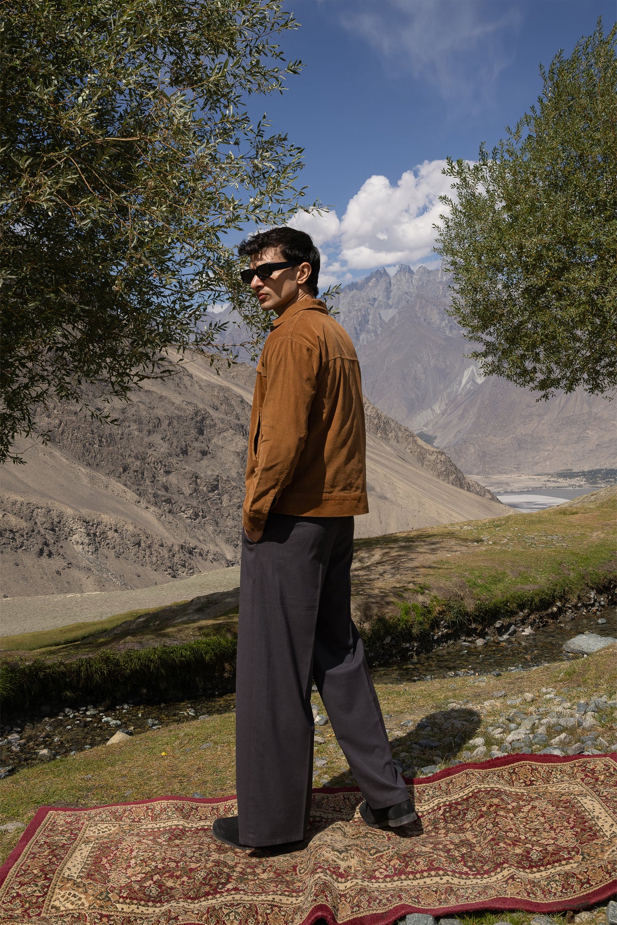 Willow Woven Baggy Pants