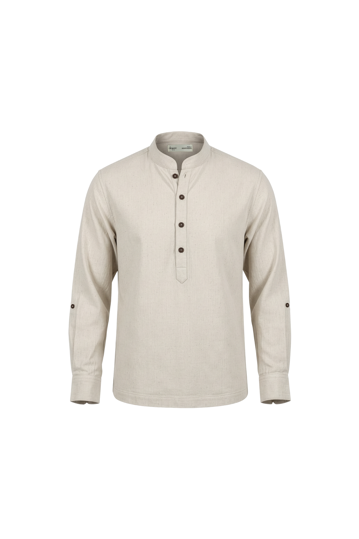 Flax Linen Popover Shirt