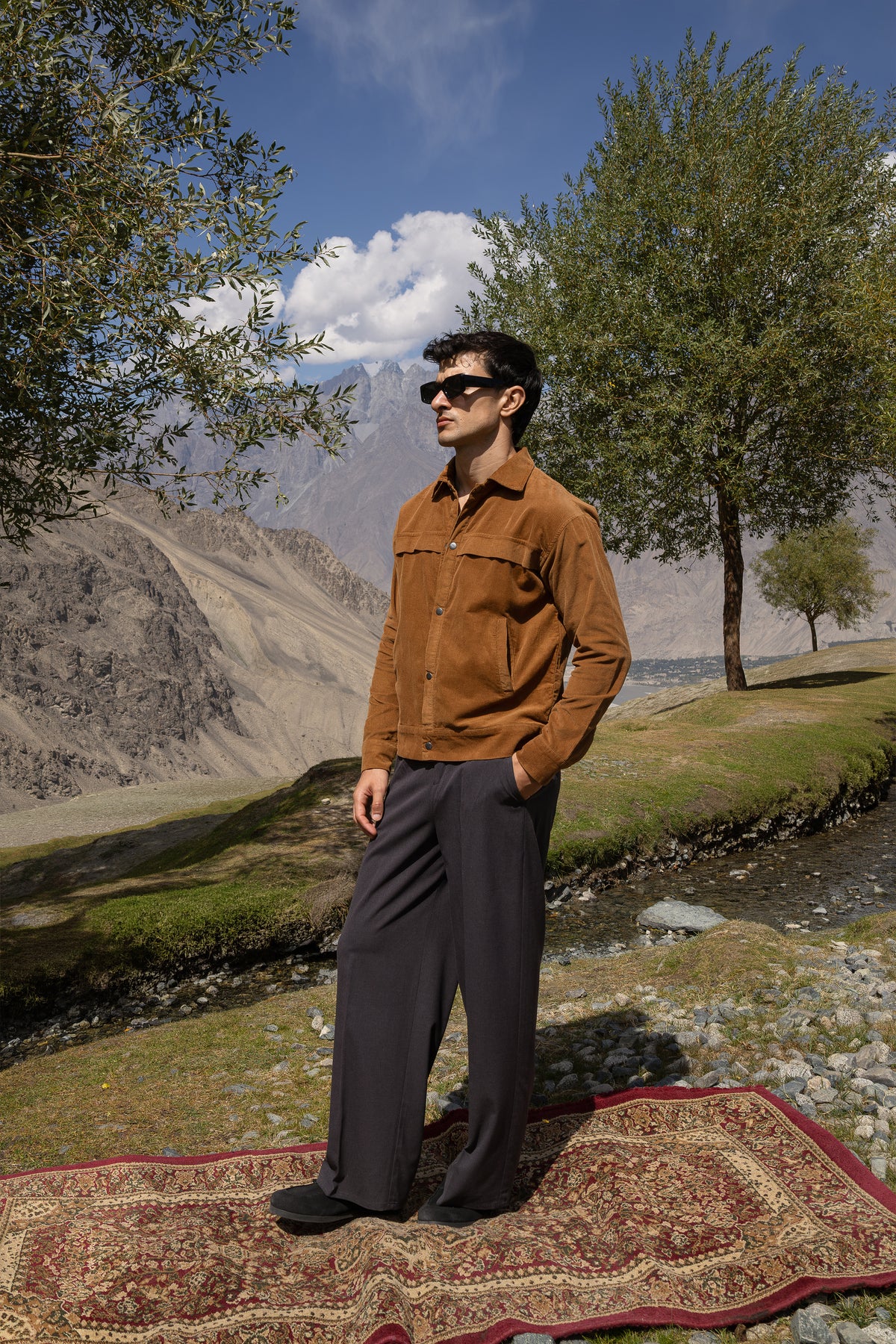 Willow Woven Baggy Pants
