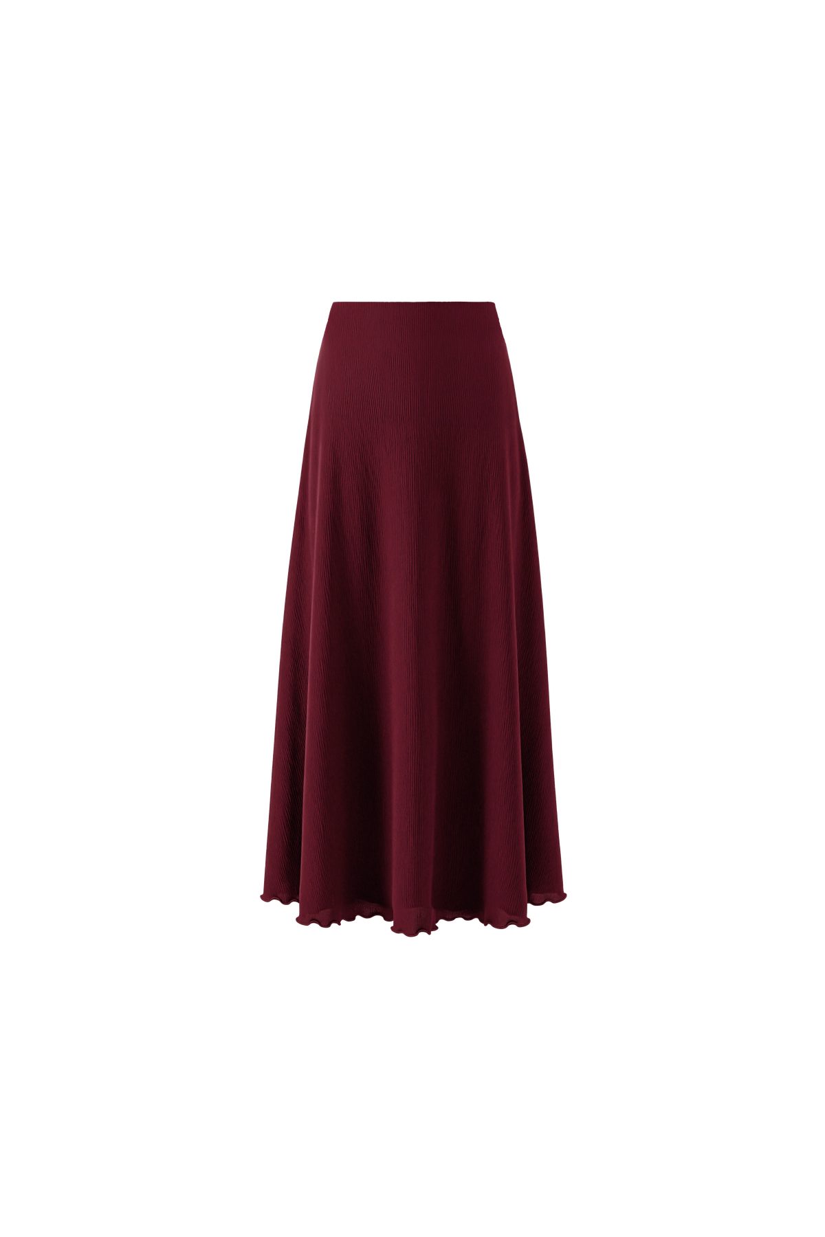 Crimson A-line Skirt