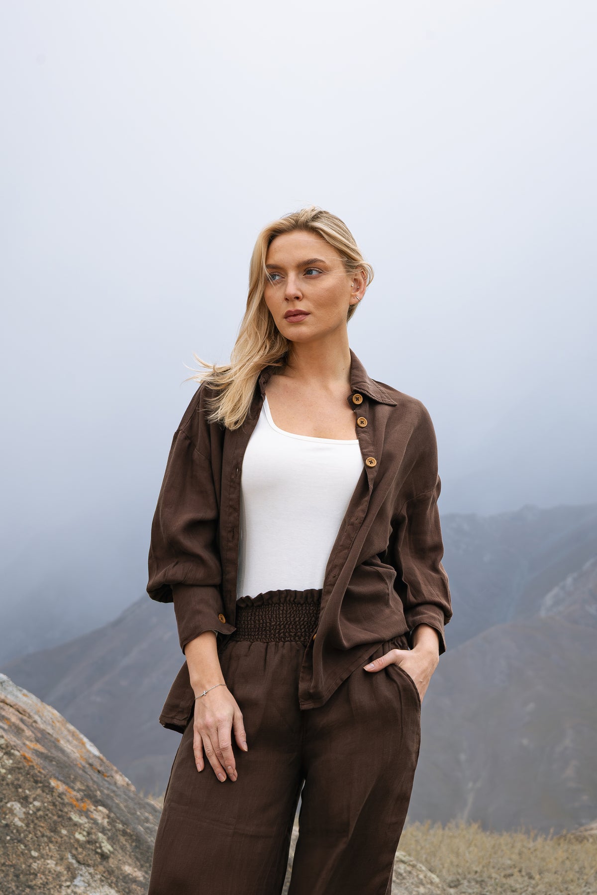Terracotta Co-ord Top