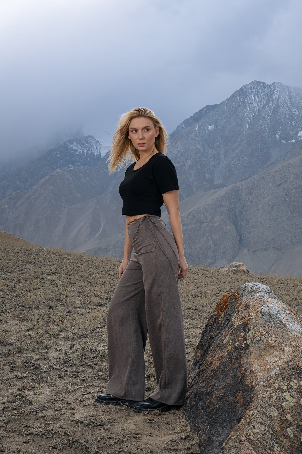 Ochre Waist Cord Pants