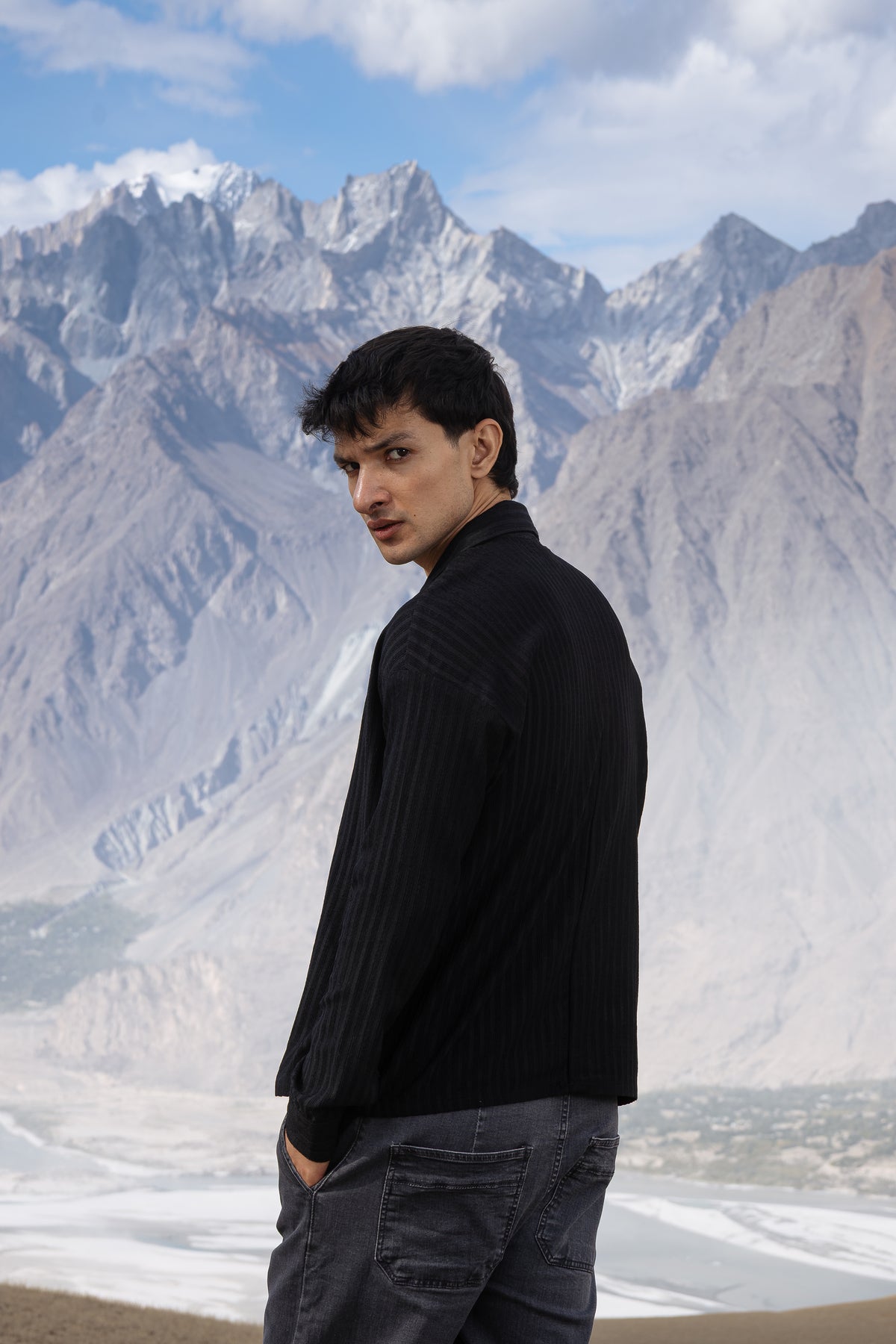 Dusk Crinkle Cuban Collar Shirt