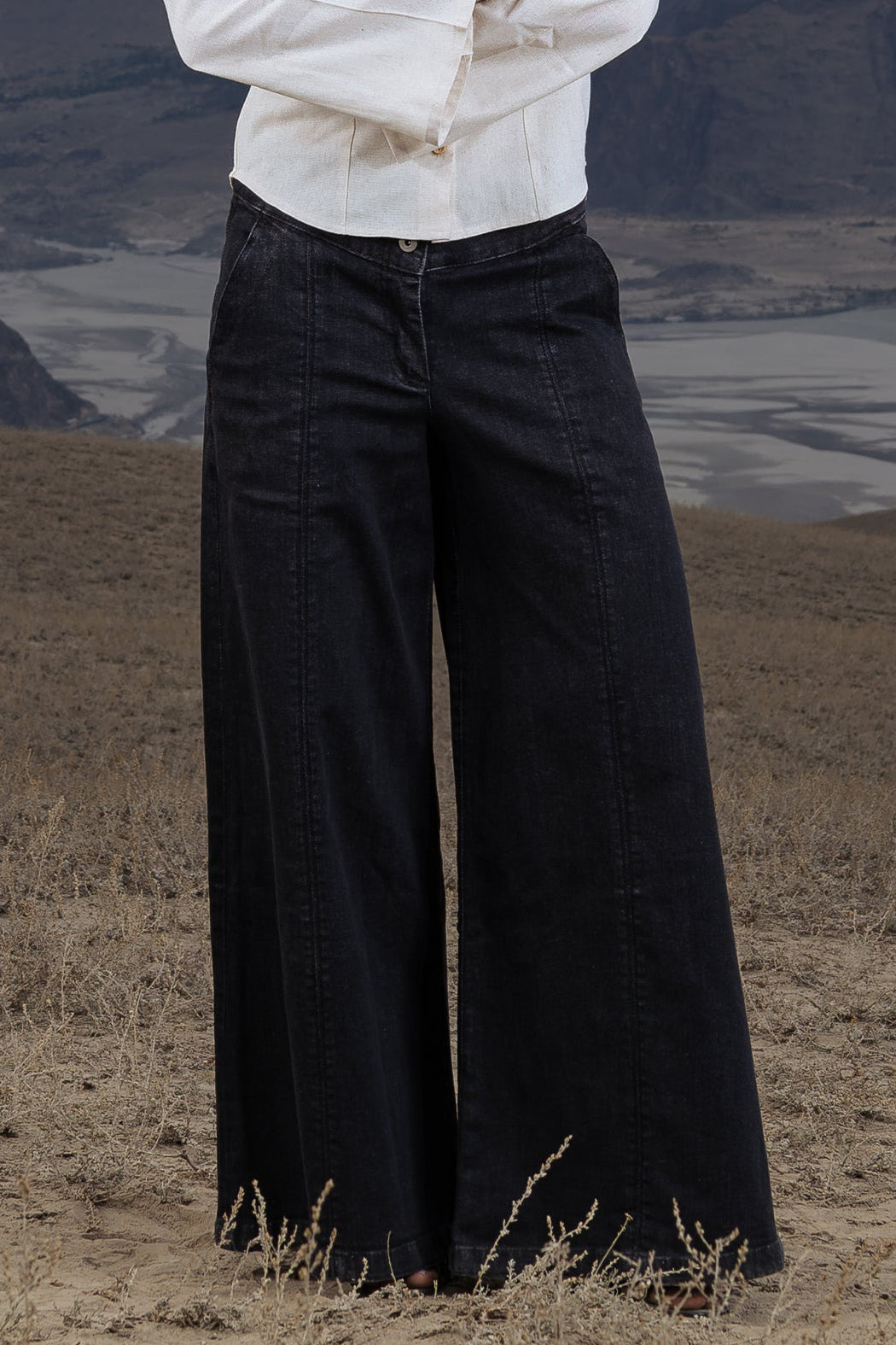 Gray WideLeg Jeans