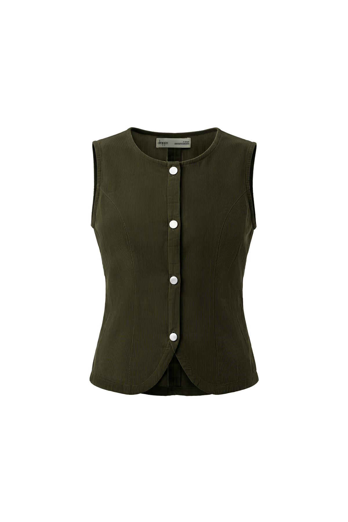 Ridge Sleeveless Corduroy Vest