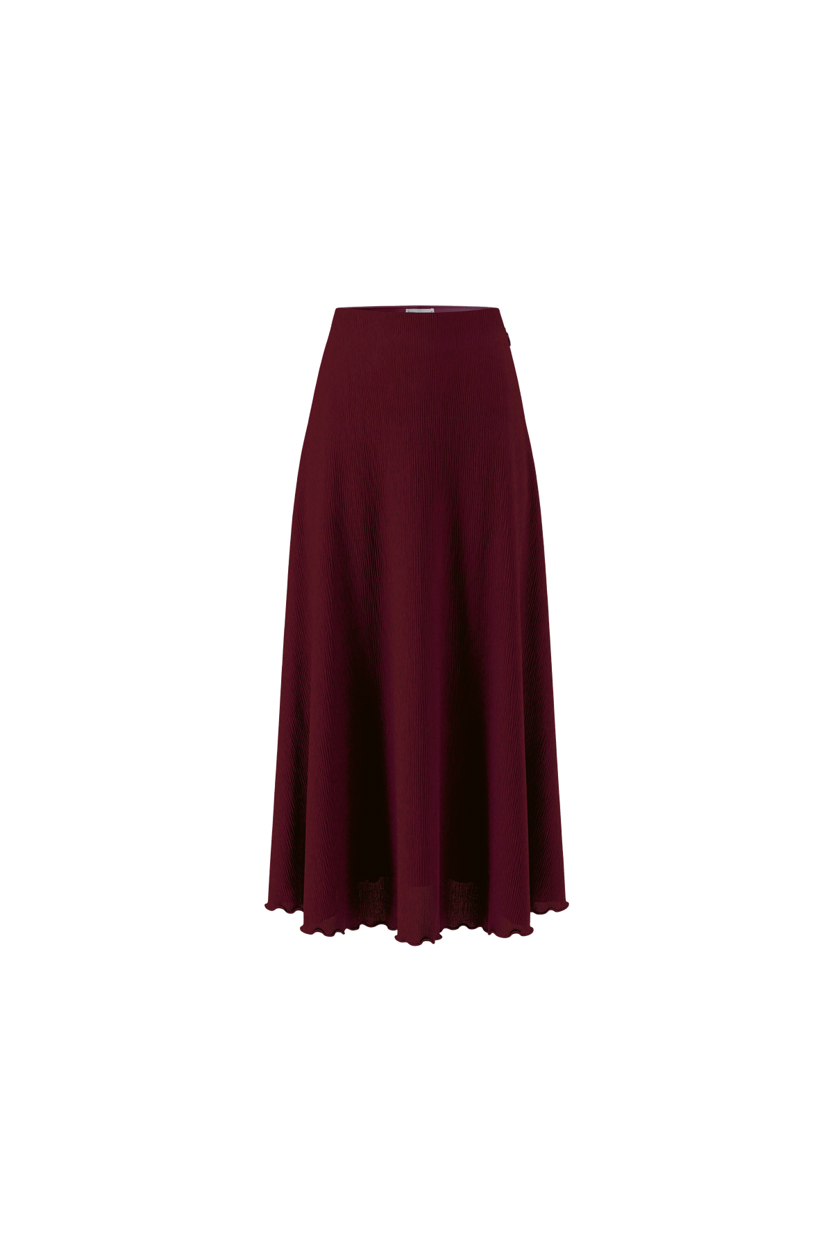 Crimson A-line Skirt