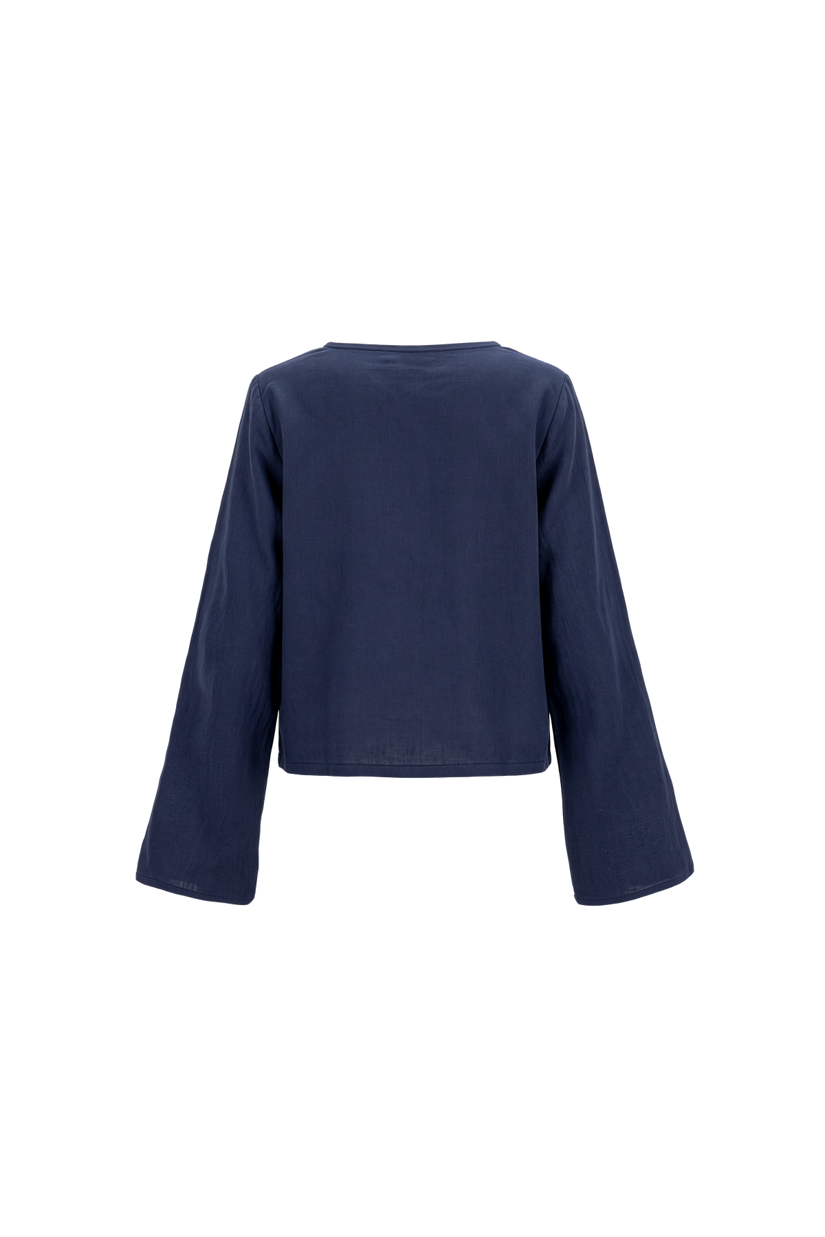 Azure Linen Top