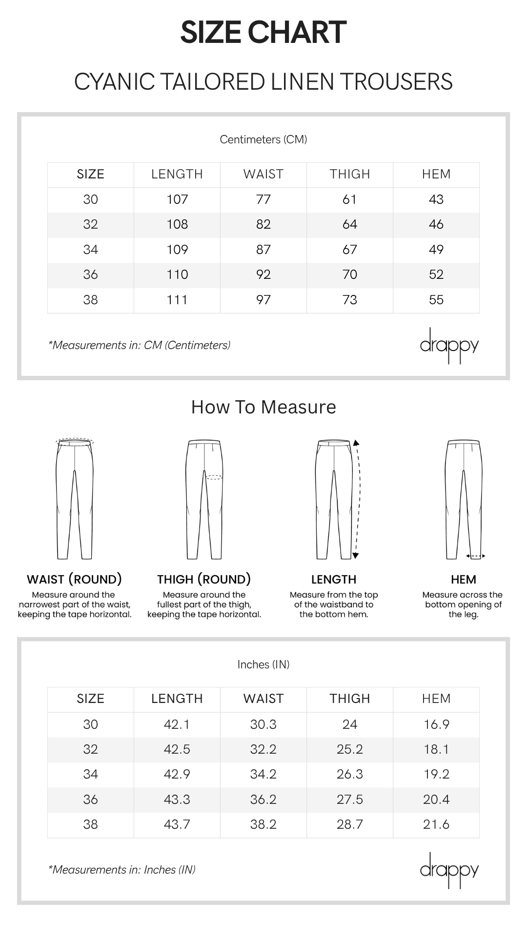 Cyanic Tailored Linen Pants