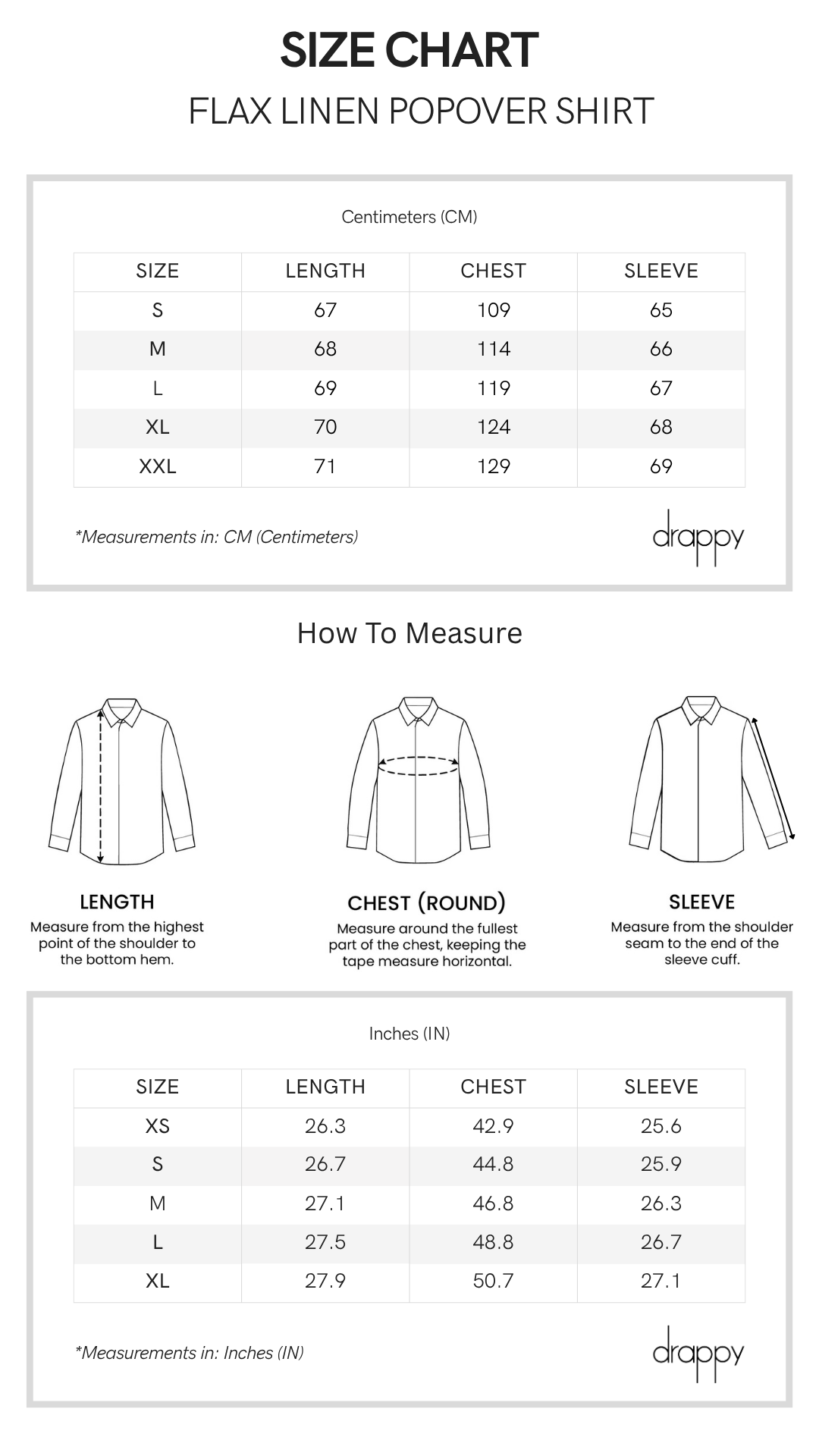 Flax Linen Popover Shirt
