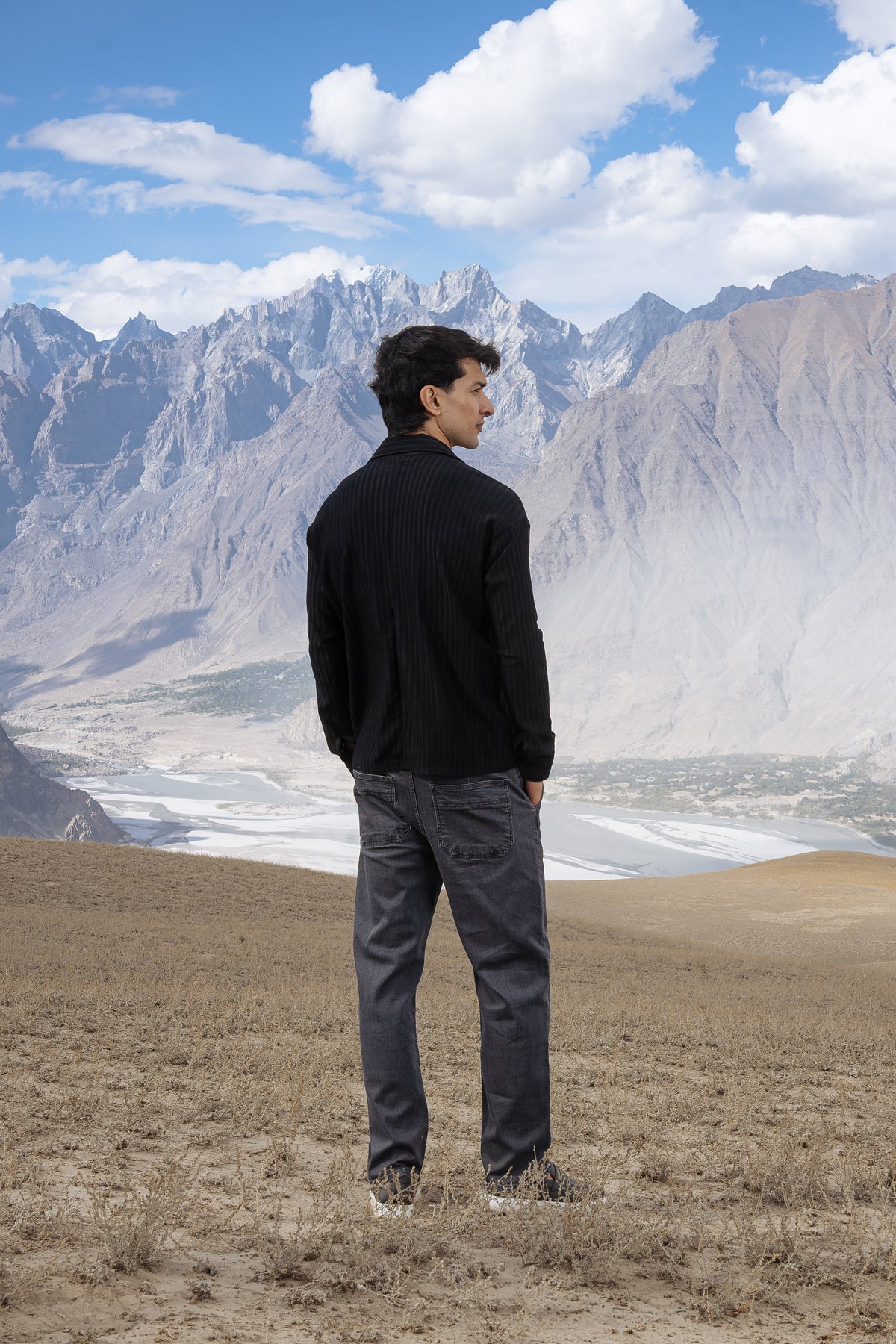 Dusk Crinkle Cuban Collar Shirt
