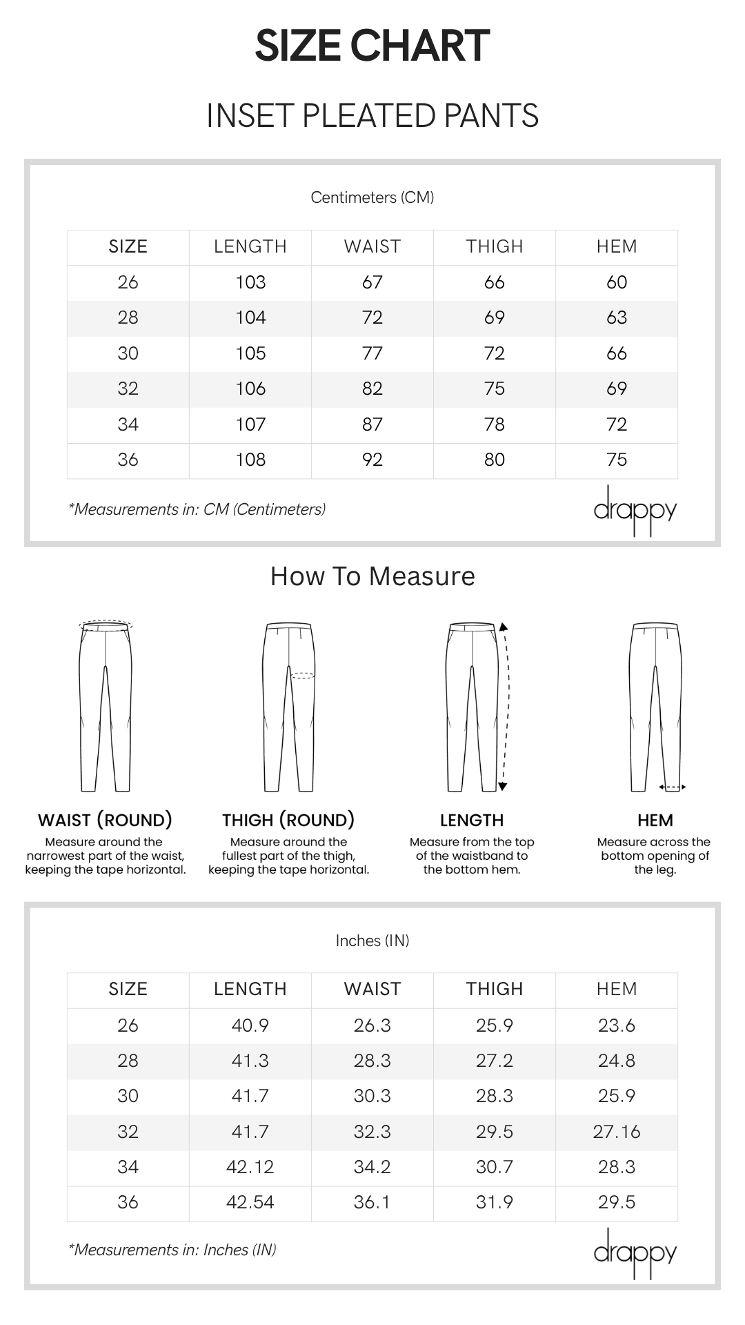Inset Pleated Pant