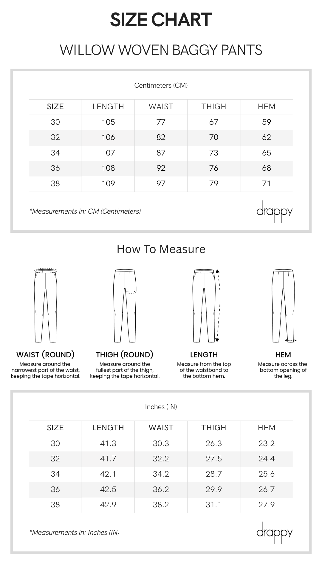 Willow Woven Baggy Pants