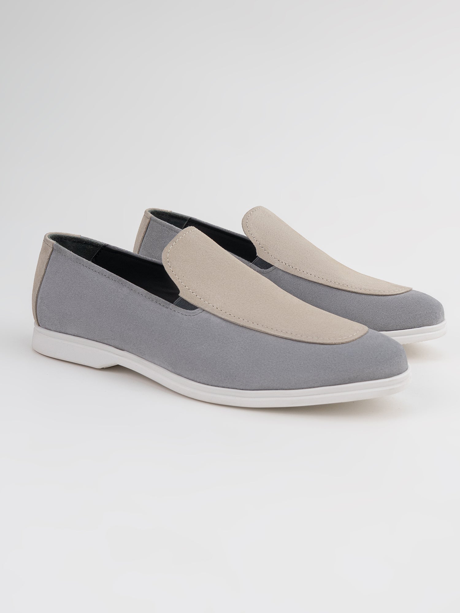 Linetta Grey Loafers